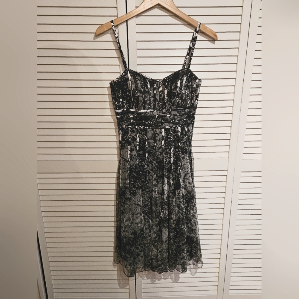 Black and white JS Collection dress